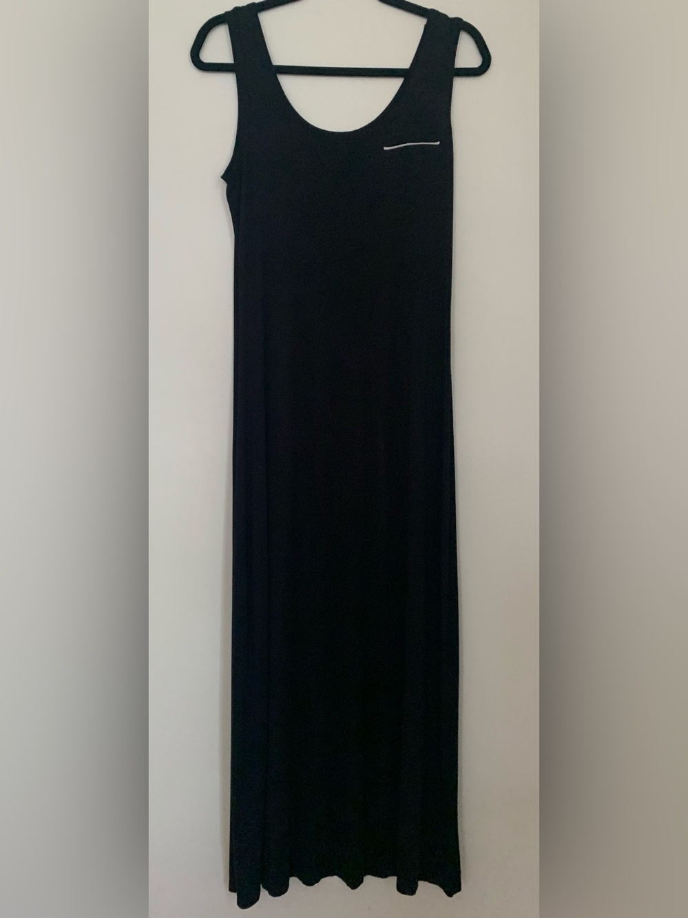 Calvin Klein Classic Black Sleeveless Maxi Dress